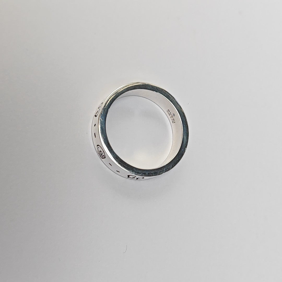 Ghost 925 Sterling Silver Ring EU 64