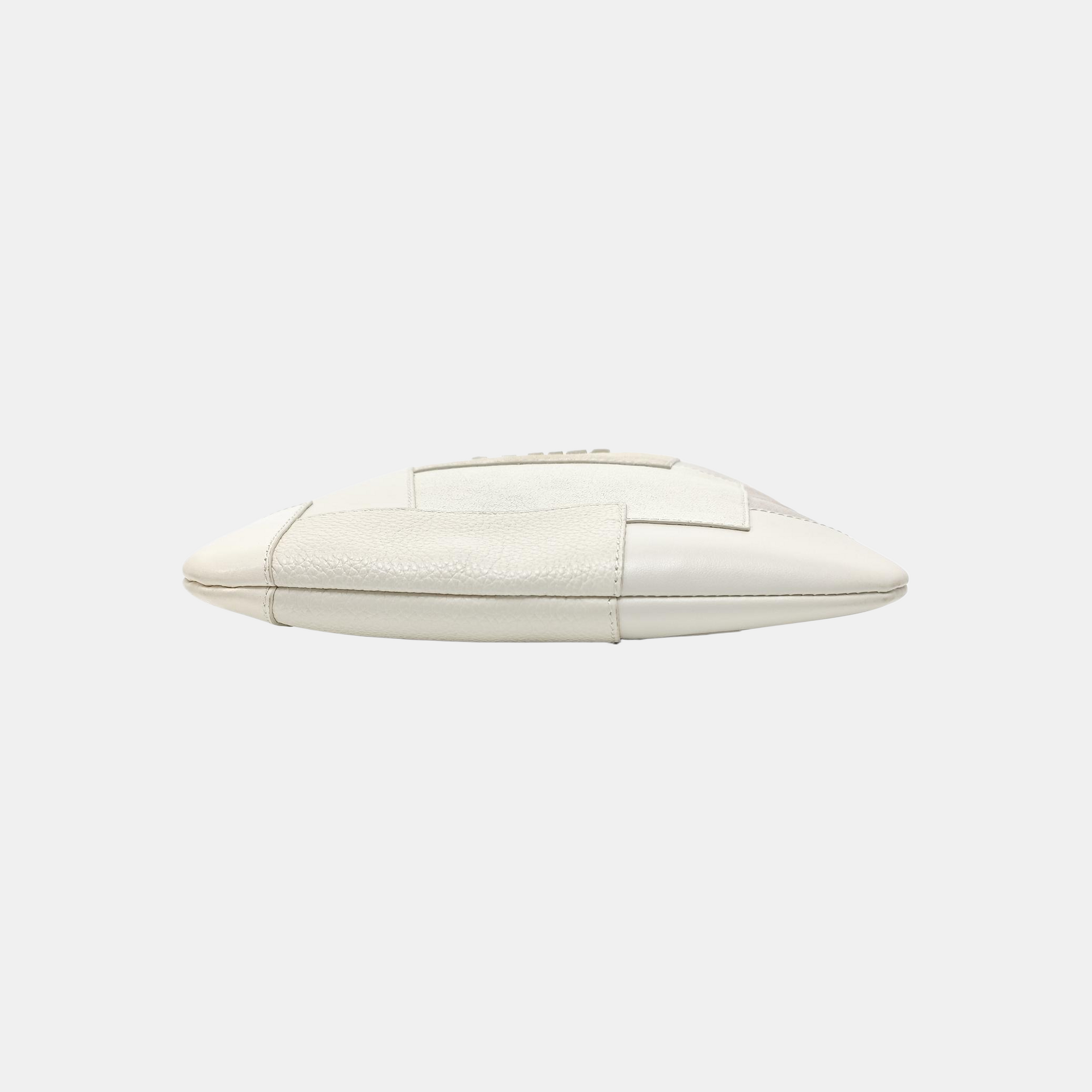 IVY Quilted Suede White