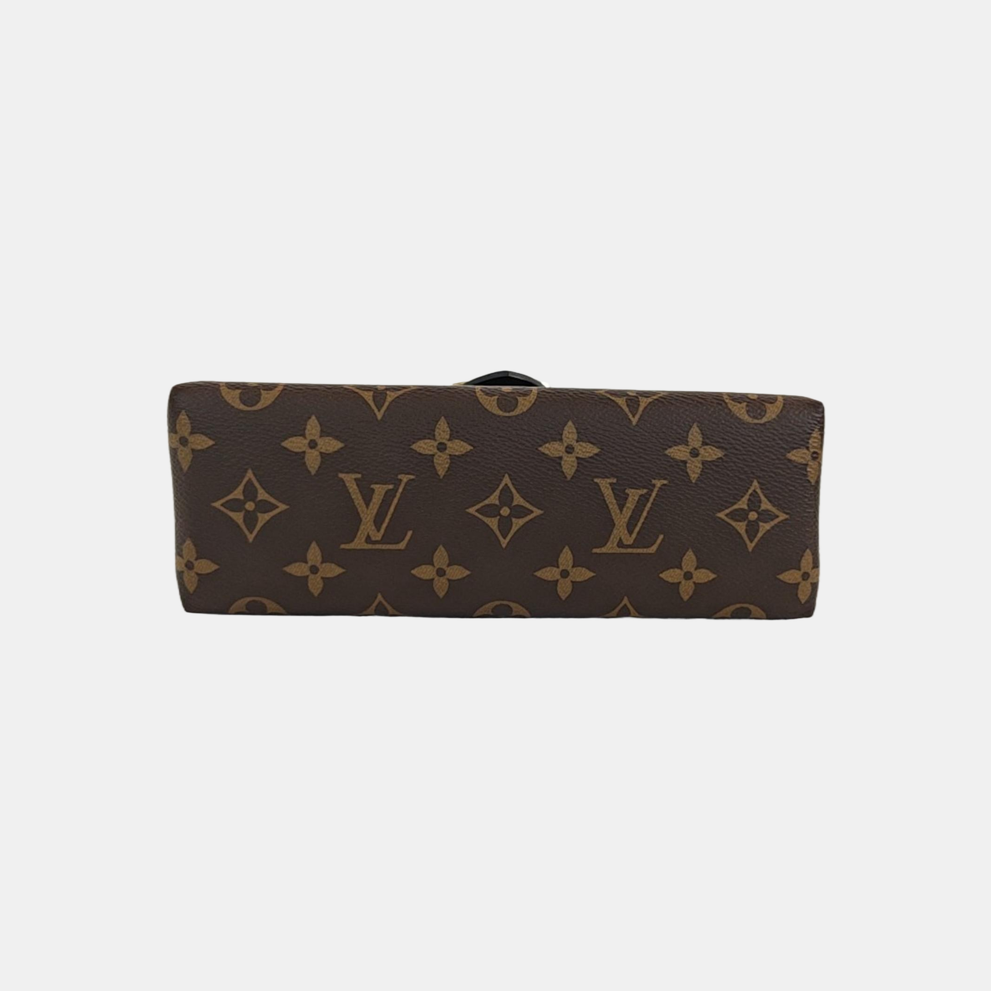 LOCKY BB Monogram Coated Canvas Brown
