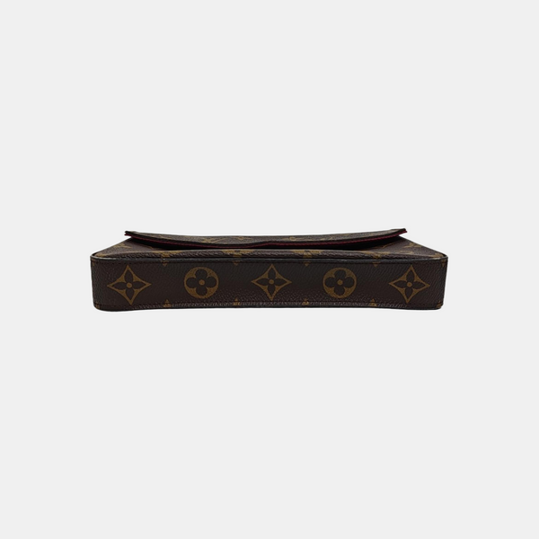 FÉLICIE Monogram Coated Canvas Brown