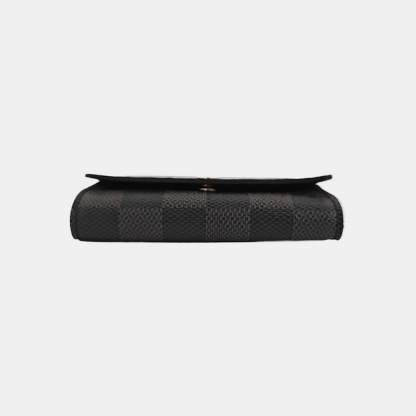 Damier Graphite Coated Canvas Key Pouch Mini Gray