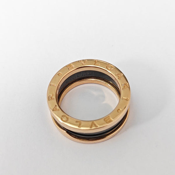 B.ZERO1 18k Rose Gold Ring EU 51