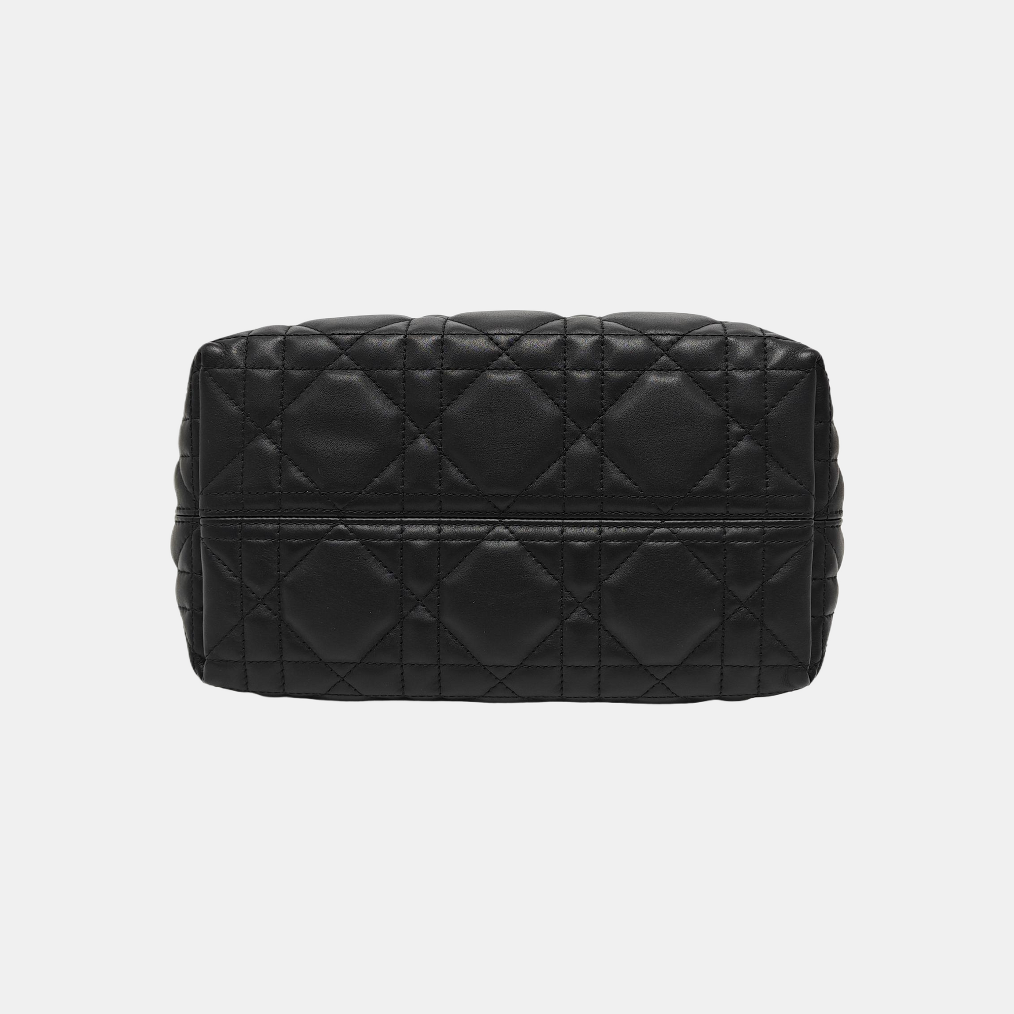 Toujours Small Cannage Calfskin Black