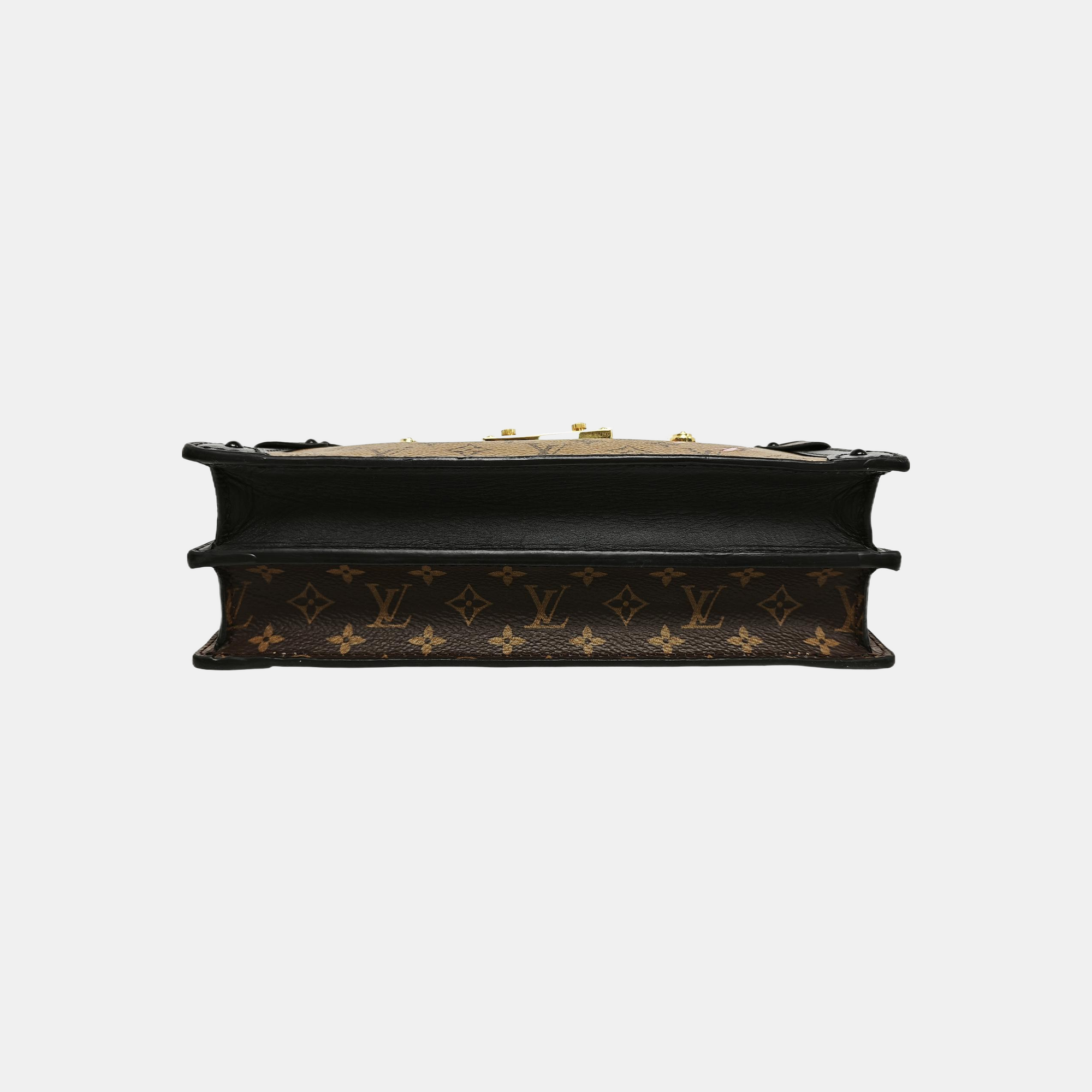 TRUNK Monogram Coated Canvas Brown