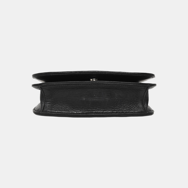 Calfskin Shoulder Bag Black