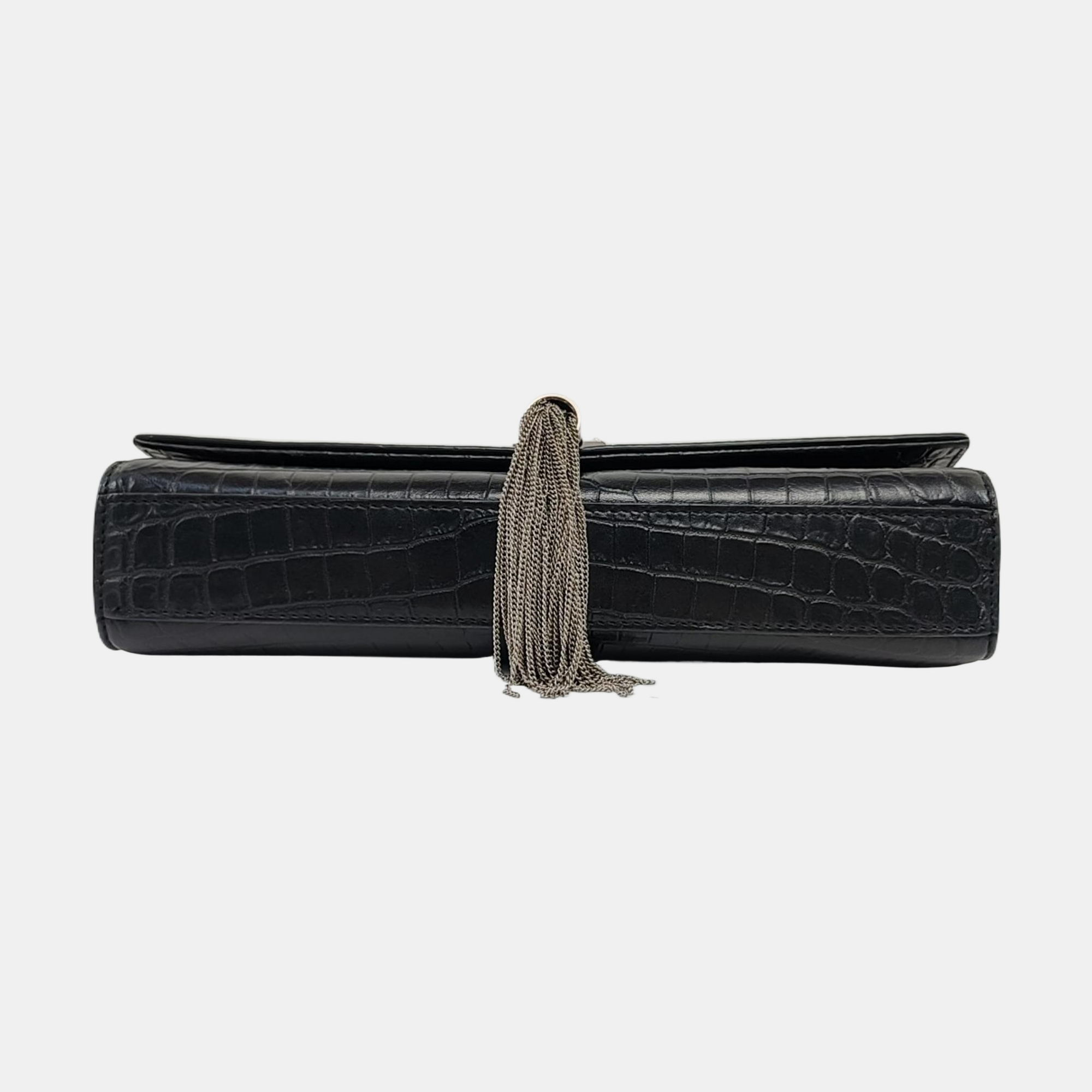 Authenticated pre-owned  KATE Medium Calfskin Black - Shoulder Bag at Looply