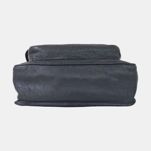 NIKI Medium Chevron Calfskin Gray