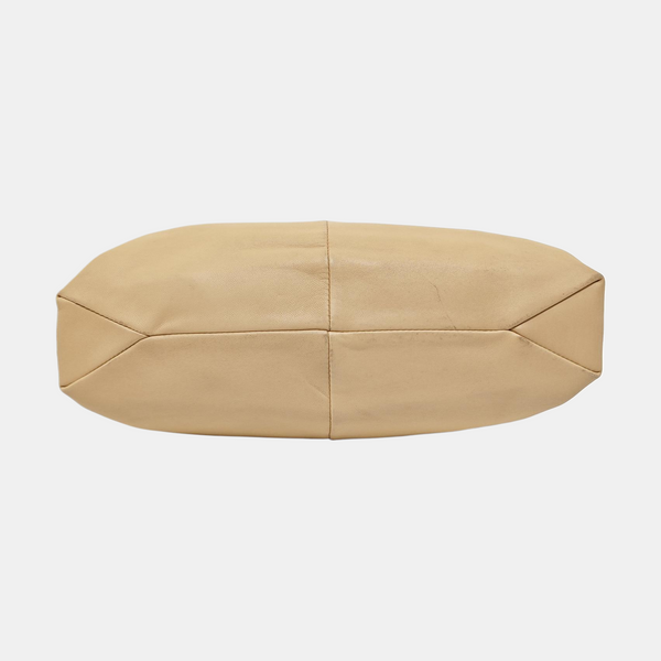 Lambskin Shoulder Bag Beige