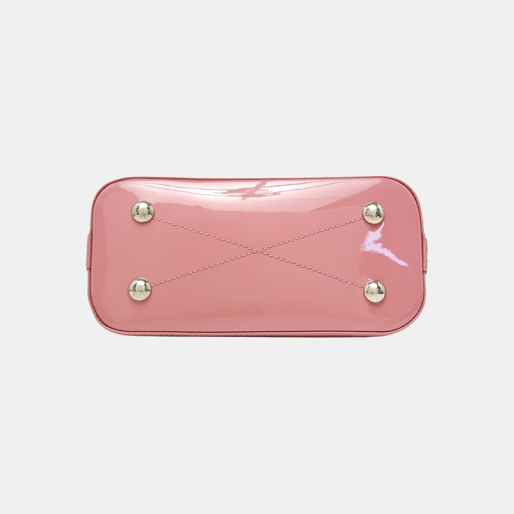 ALMA BB Monogram Patent Leather Pink