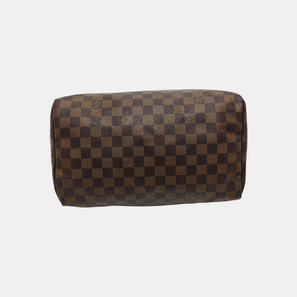 SPEEDY 30 Damier Ebene Coated Canvas Brown