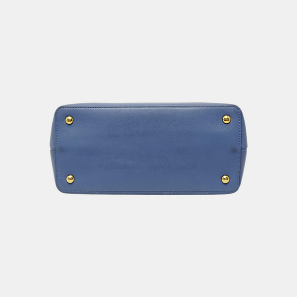 2 Jours Small Calfskin Blue