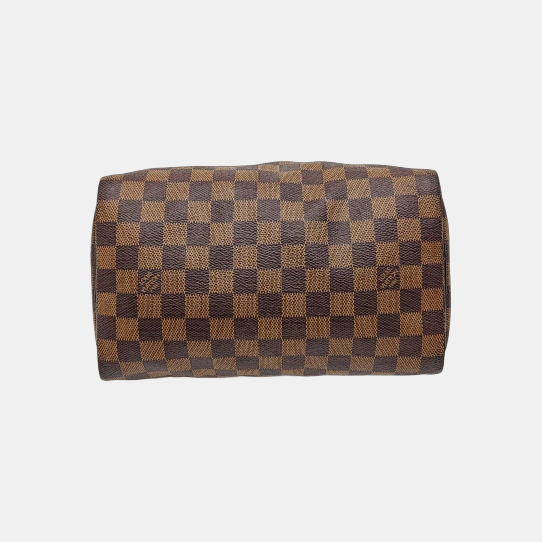 SPEEDY 25 Damier Ebene Coated Canvas Brown