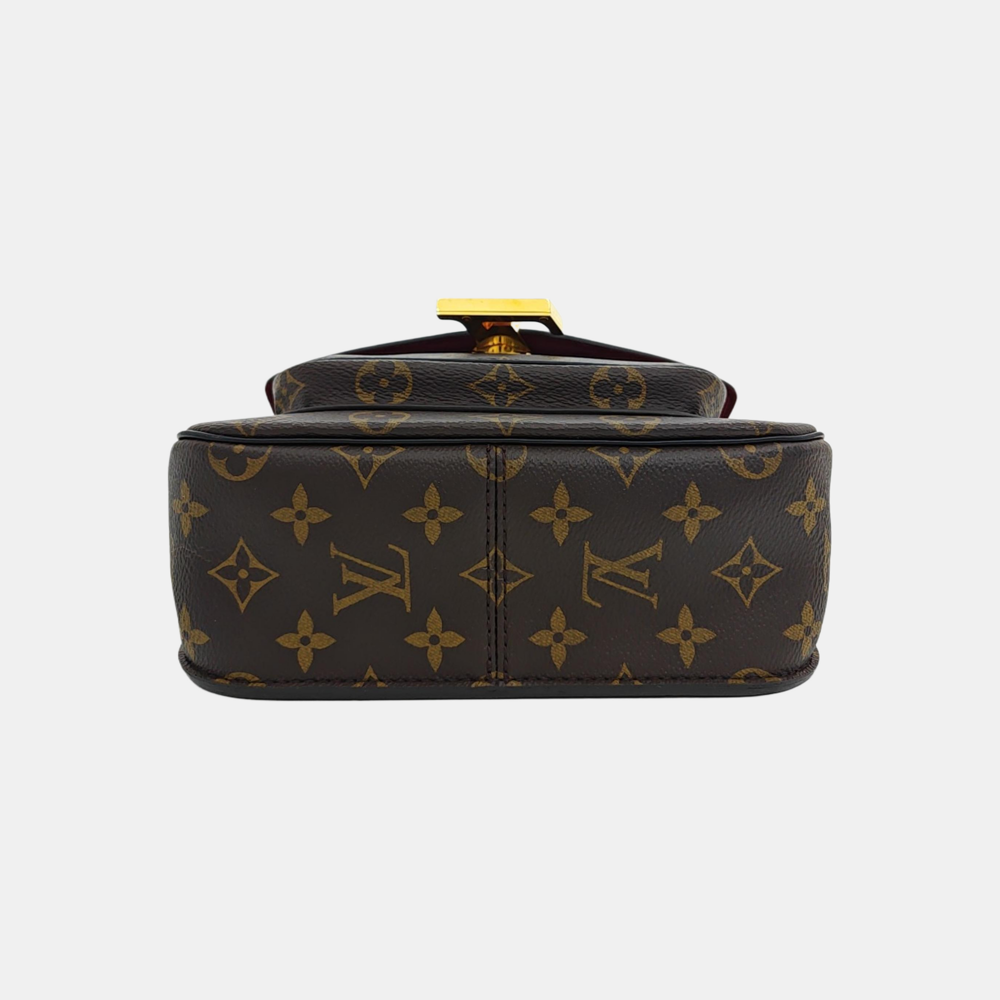 PASSY Monogram Coated Canvas Brown