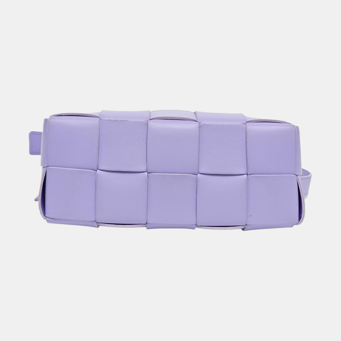 Authenticated pre-owned  Intrecciato Small Lambskin Purple - Top Handle Bag at Looply