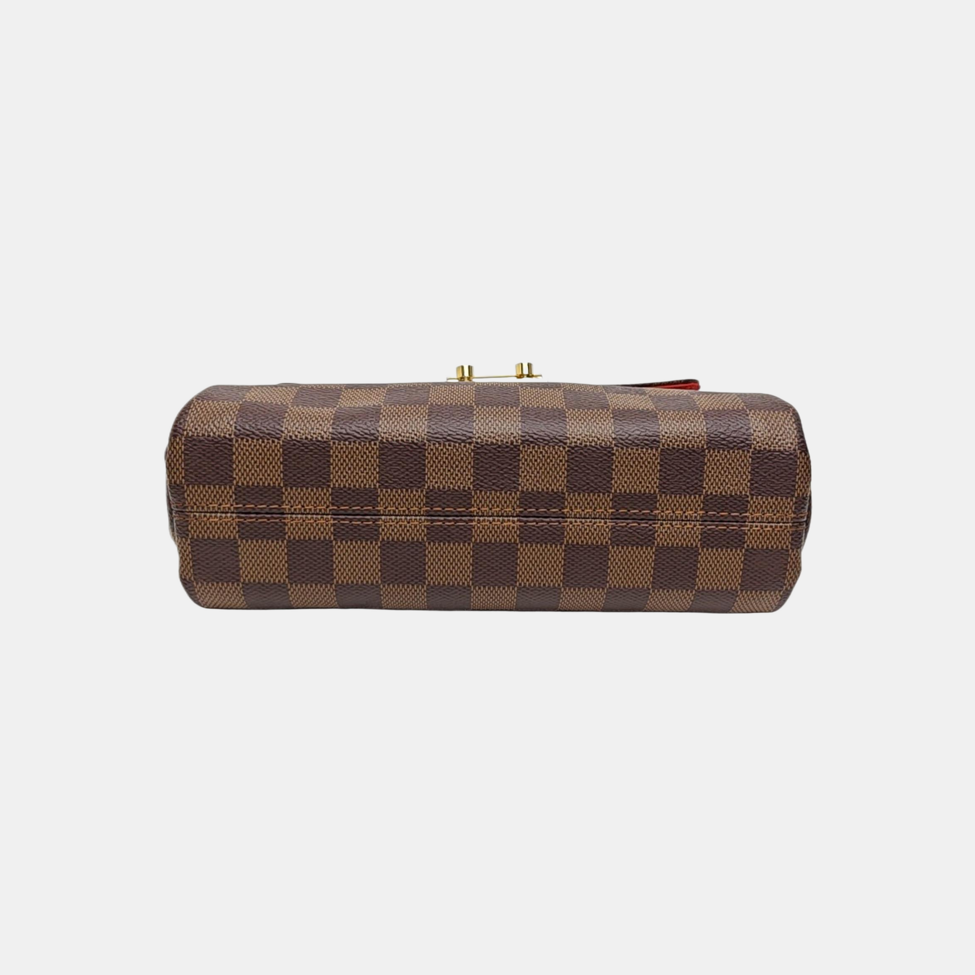 CROISETTE Damier Ebene Coated Canvas Brown