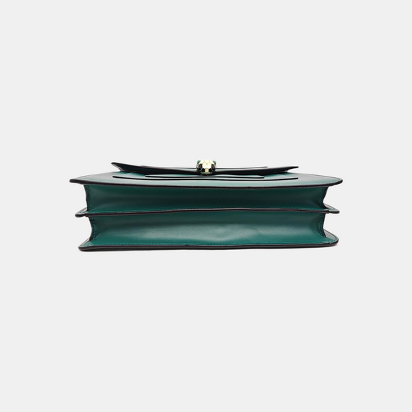 SERPENTI FOREVER Medium Quilted Calfskin Green