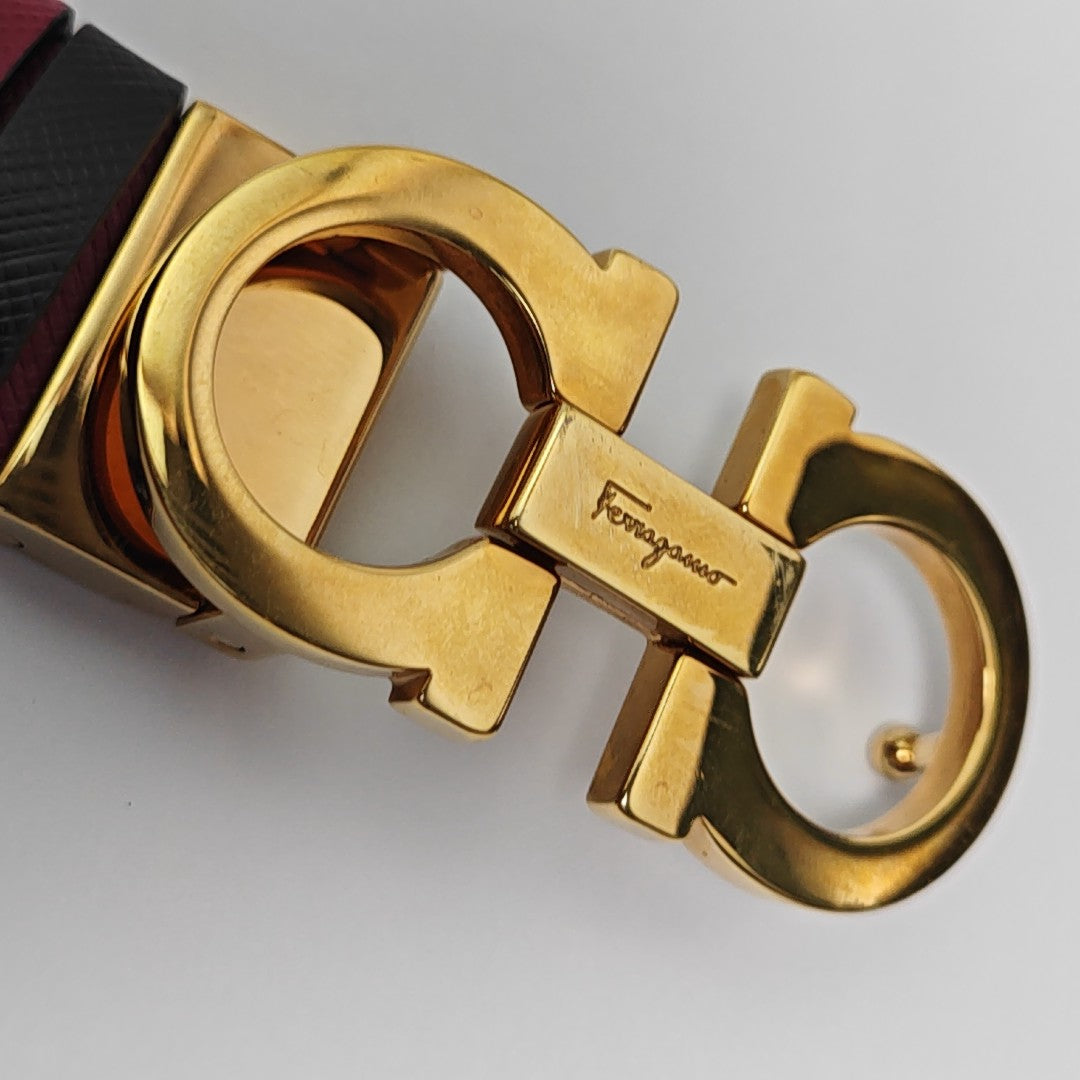 Leather Belt Red