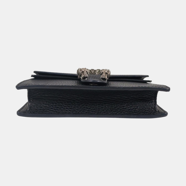 Authenticated pre-owned  Dionysus Super Mini Calfskin Black - Crossbody Bag at Looply