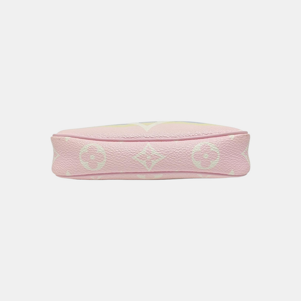 ACCESSOIRES Mini Monogram Coated Canvas Pink
