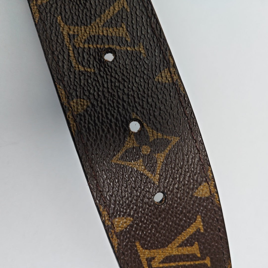 Coated Canvas Belt Brown