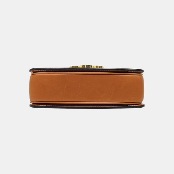 TRIOMPHE Small Coated Canvas Brown