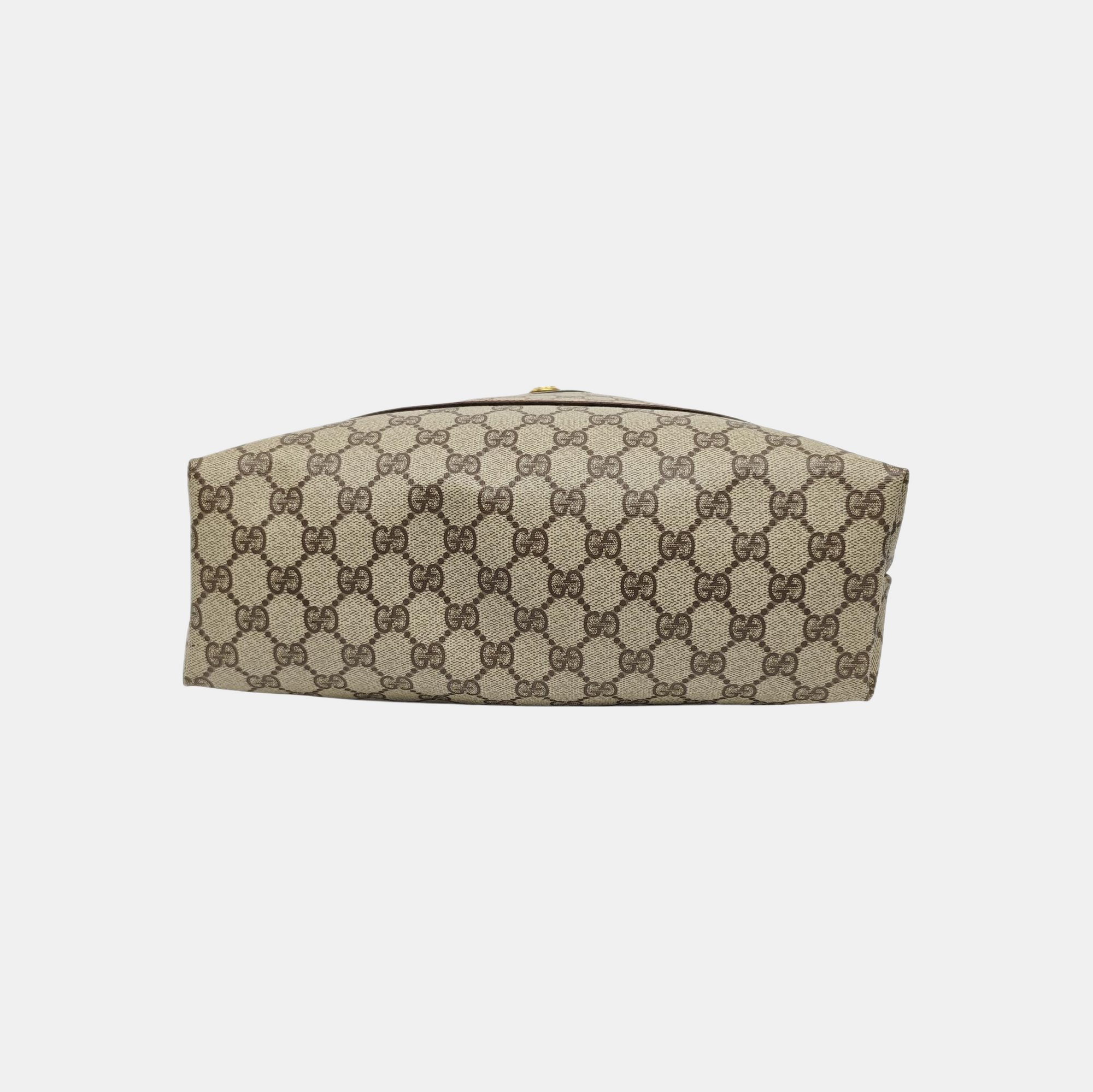 Monogram Coated Canvas Tote Bag Black