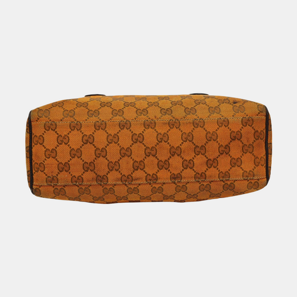 Monogram Canvas Top Handle Bag Orange