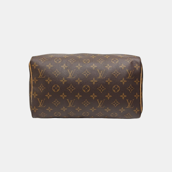 SPEEDY 30 Monogram Coated Canvas Brown