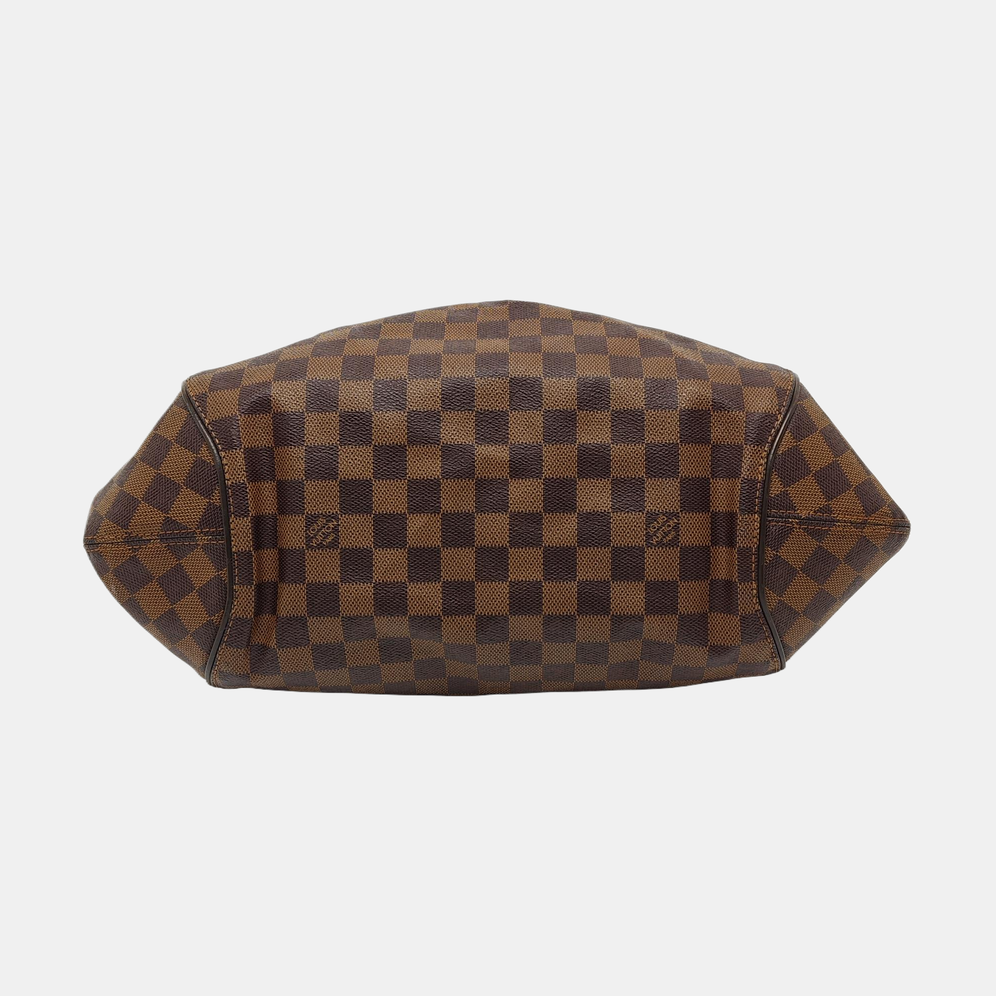 SISTINA MM Damier Ebene Coated Canvas Brown
