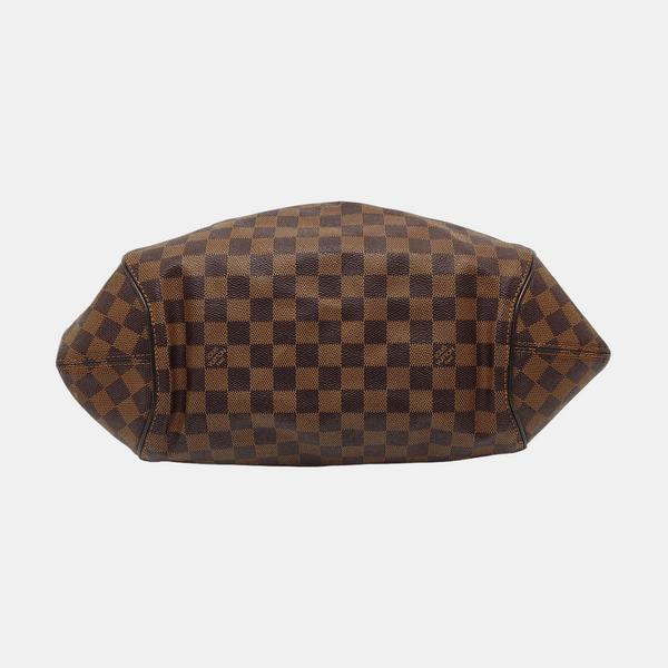 SISTINA MM Damier Ebene Coated Canvas Brown