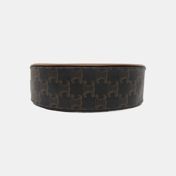 TRIOMPHE Small Coated Canvas Black