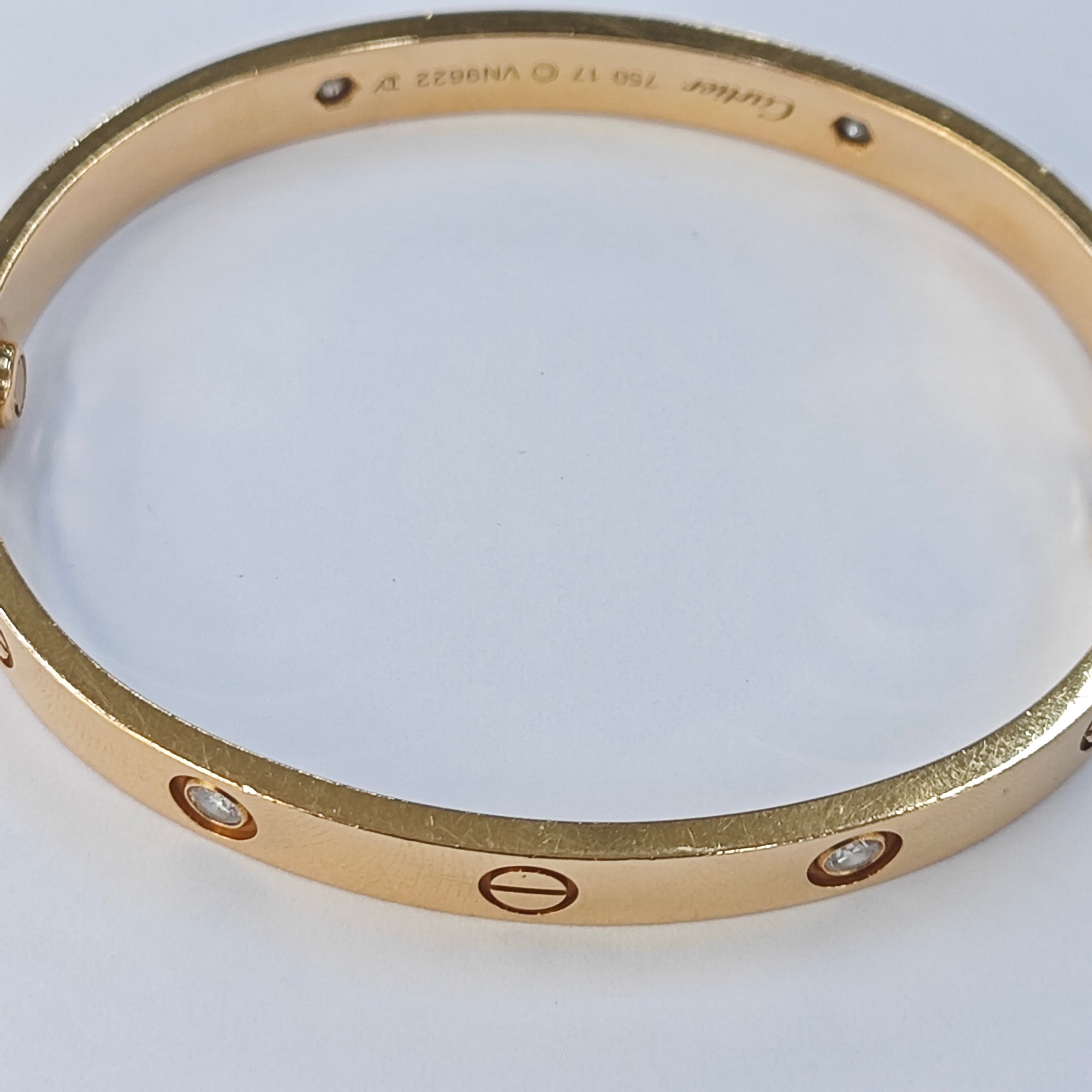LOVE 18k Rose Gold Bangle