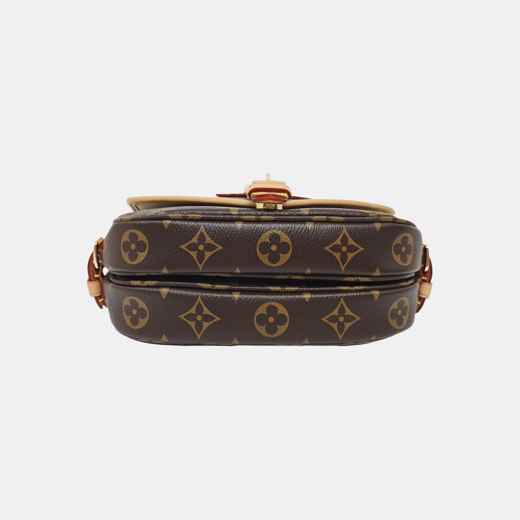 SAUMUR BB Monogram Coated Canvas Brown