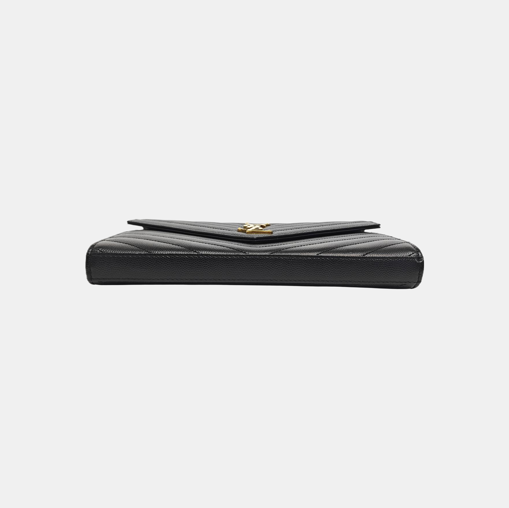 MONOGRAM Medium Chevron Calfskin Black