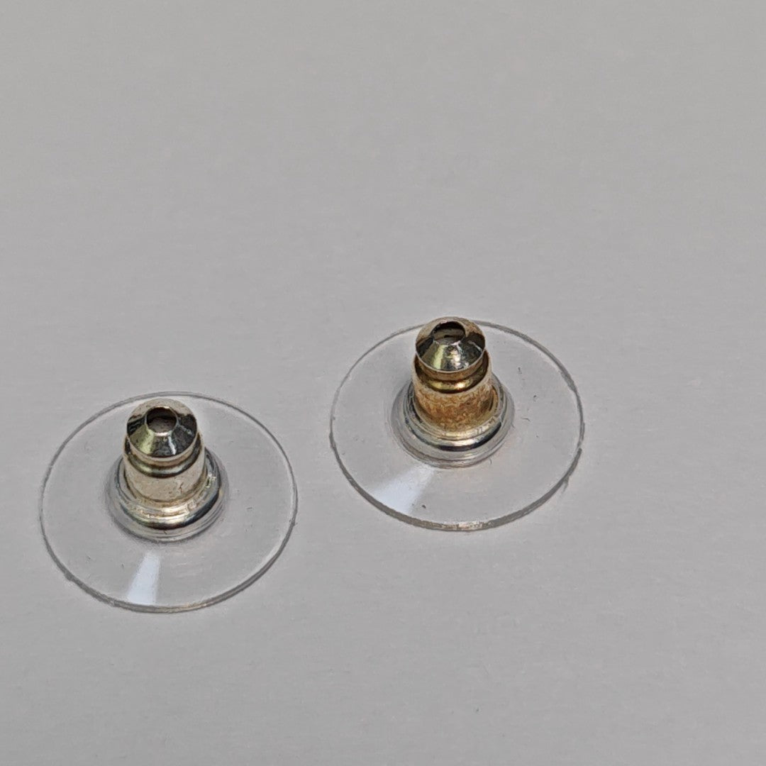 Faux Pearl Silver Earrings