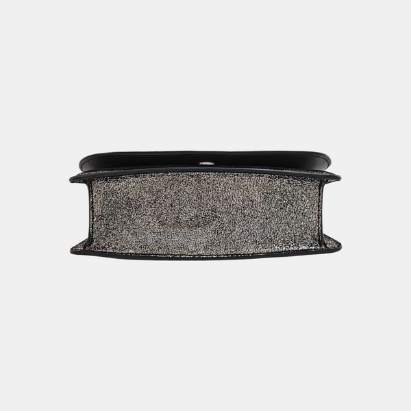Gancini Lambskin Silver