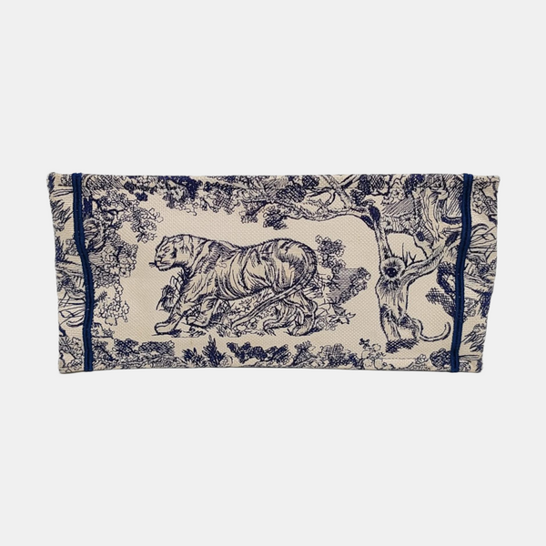 Book Tote Medium Canvas Blue