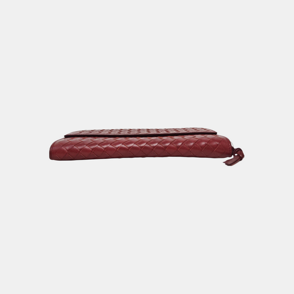 Lambskin Wallet Red