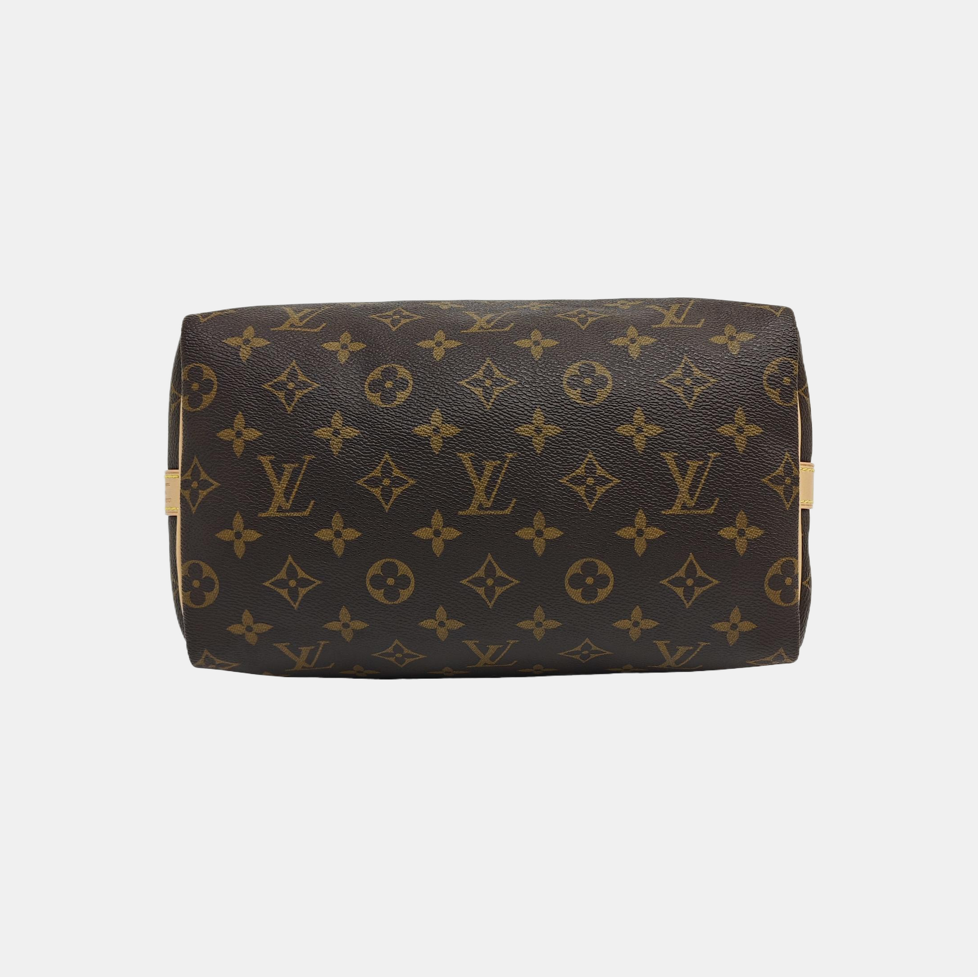 SPEEDY 25 Monogram Coated Canvas Brown