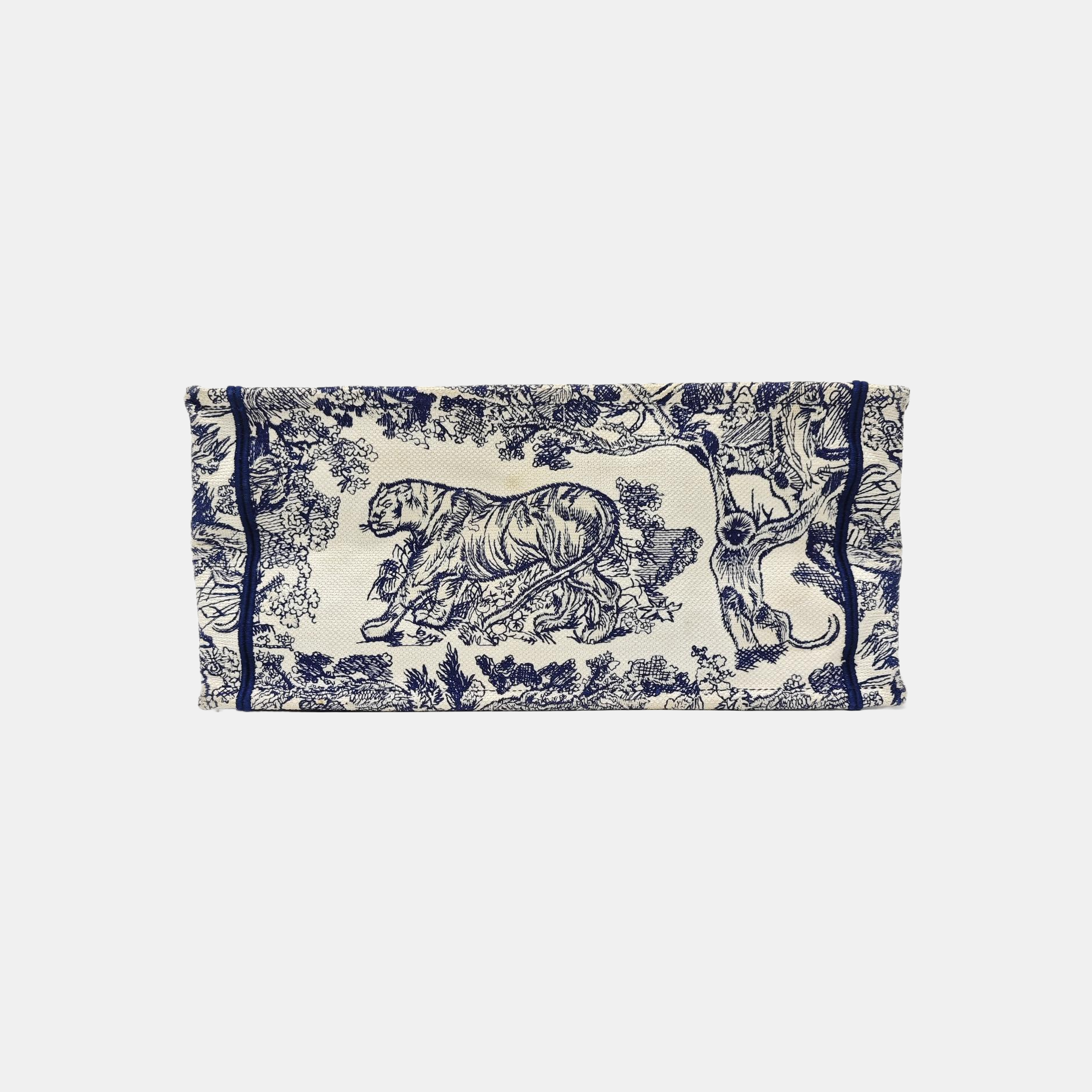 Book Tote Medium Canvas Blue