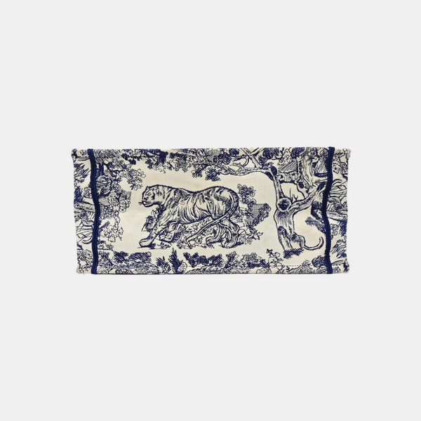 Book Tote Medium Canvas Blue