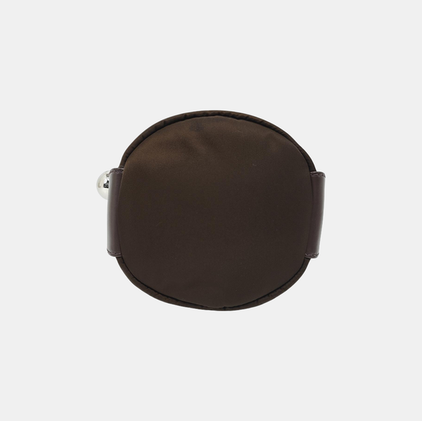 Nylon Bucket Bag Brown
