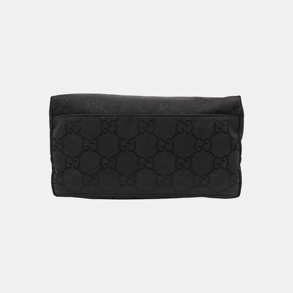 Monogram Canvas Shoulder Bag Black