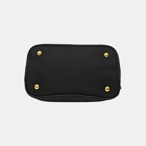 Nylon Shoulder Bag Black