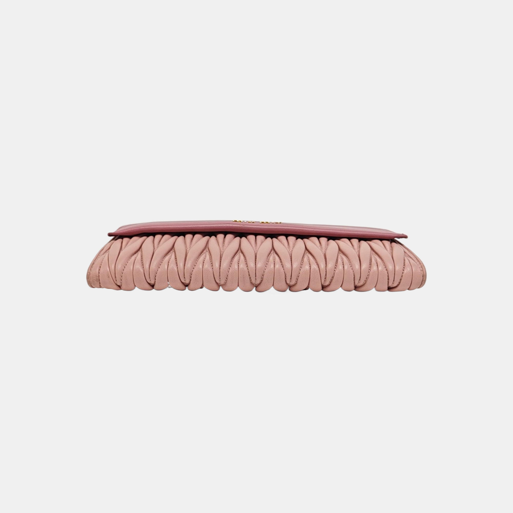 Quilted Lambskin Shoulder Bag Pink