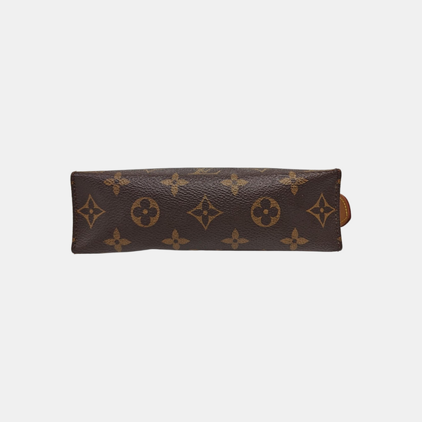 TOILET POCKET 19 Monogram Coated Canvas Brown