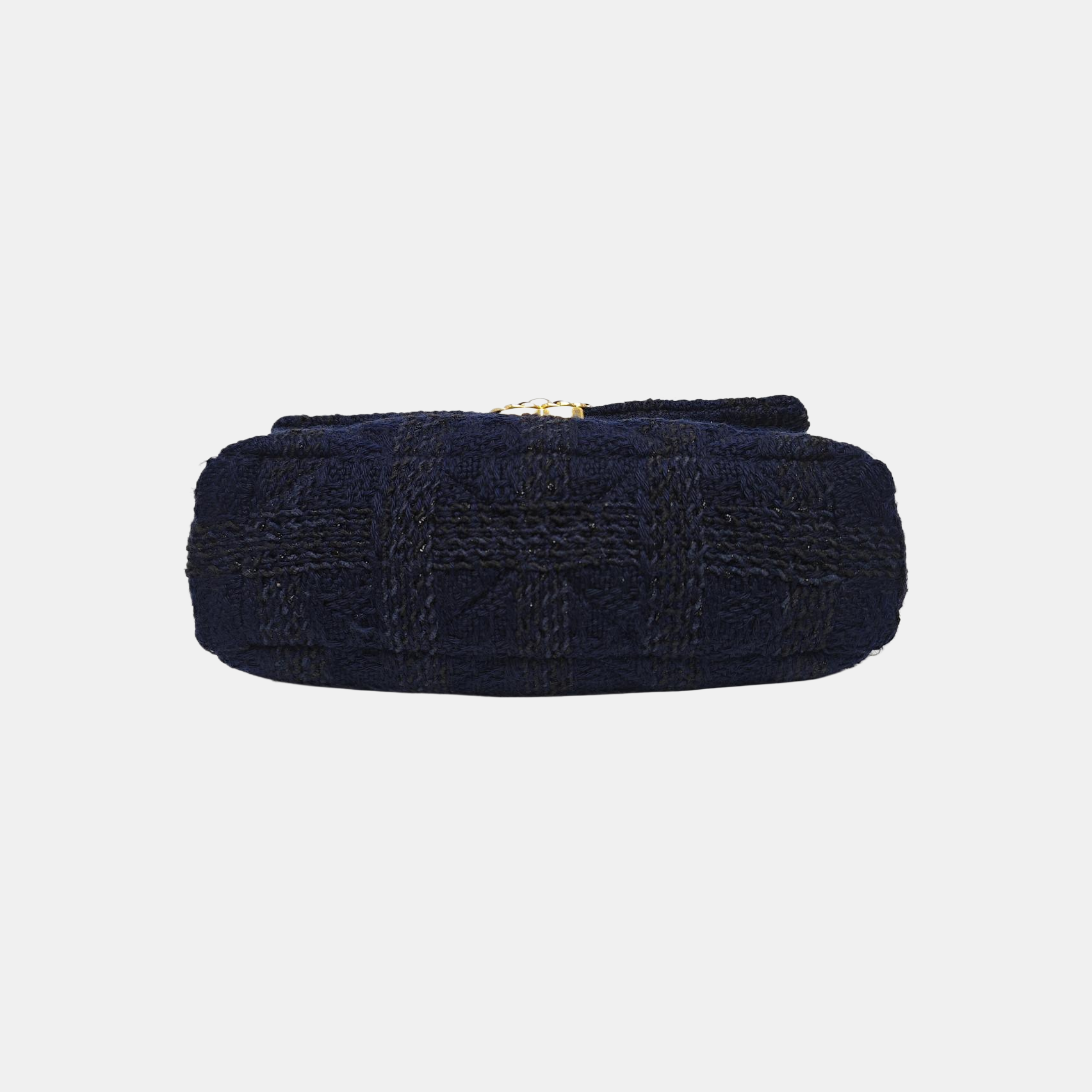 CHANEL 19 Small Quilted Fabric Blue