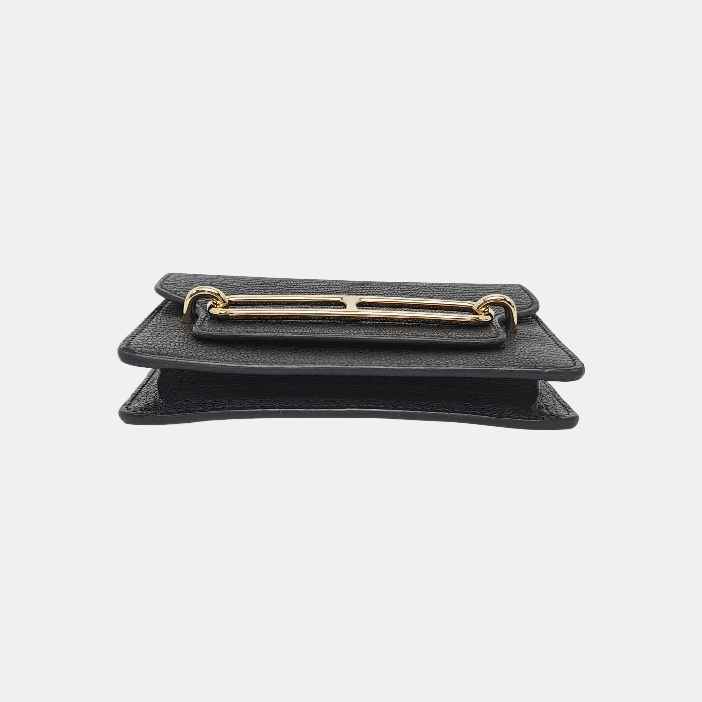 Roulis Slim Chèvre Mysore Black Wallet