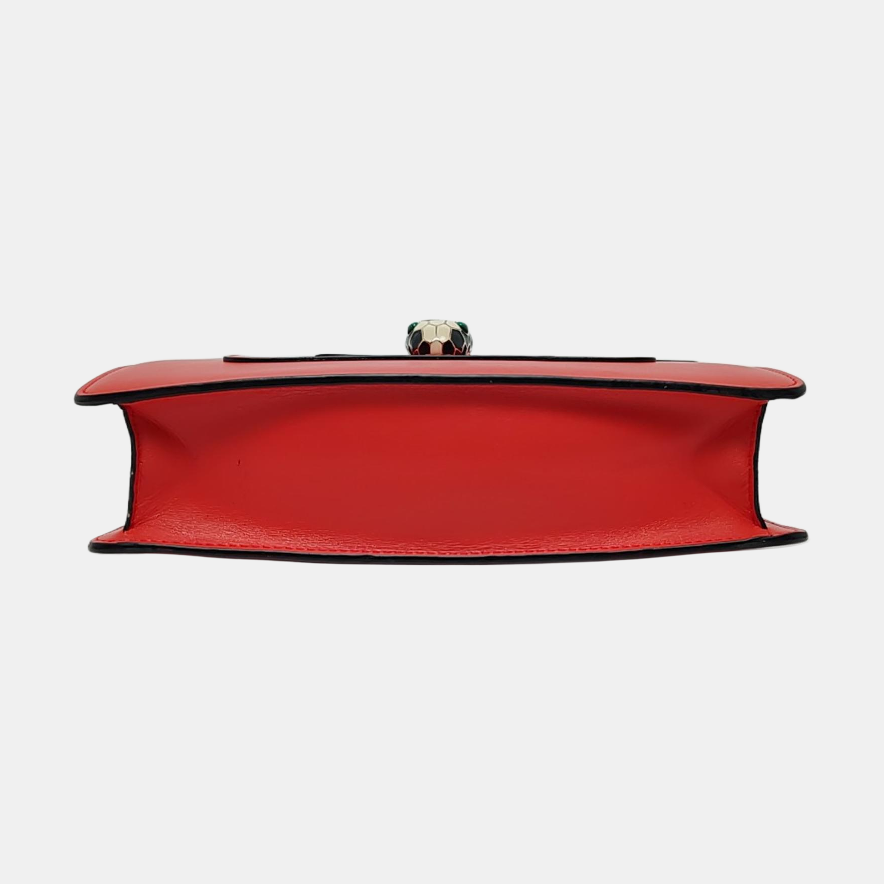 SERPENTI FOREVER Medium Calfskin Red