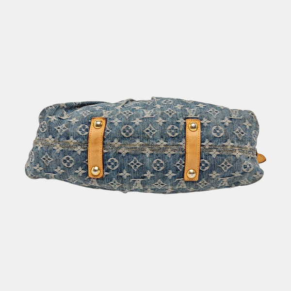 NEO CABBY Monogram Denim Blue